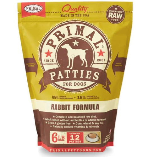 Primal Pet Foods Canine Raw Frozen Patties (Chicken 6 Lb)