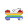 MyFamily Rainbow Big Bone ID Tag