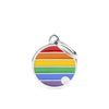 MyFamily Rainbow Small Circle ID Tag