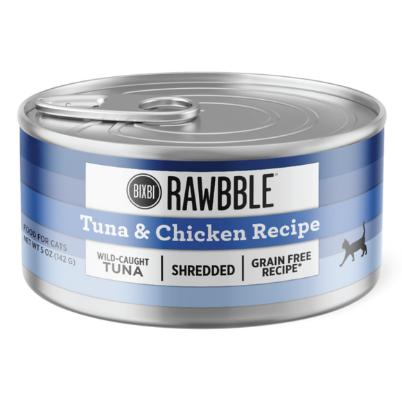 Bixbi Rawbble® Wet Food for Cats – Shredded Tuna & Chicken Recipe