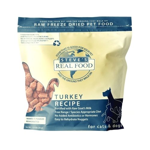 Steve's Real Food Freeze-Dried Dog Food Turkey Diet