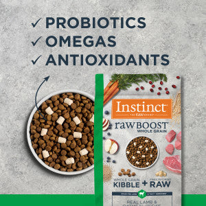 Nature's Variety Instinct Raw Boost Whole Grain Lamb & Oatmeal Dry Dog Food