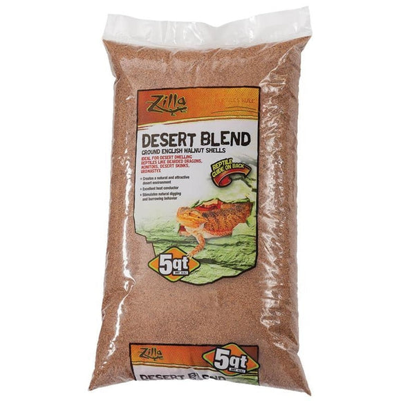 Zilla Desert Blend Ground English Walnut Shells Reptile Bedding