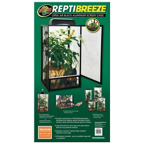 REPTIBREEZE OPEN AIR ALUMINUM SCREEN CAGE (16X16X20 IN)