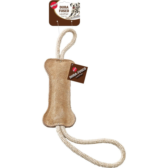 SPOT DURA-FUSED LEATHER BONE TUG (18 IN, TAN)