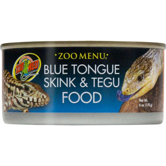 ZOO MENU BLUE TONGUE SKINK & TEGU FOOD (6 OZ)