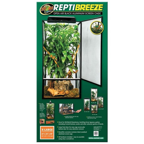 REPTIBREEZE OPEN AIR ALUMINUM SCREEN CAGE (16X16X20 IN)