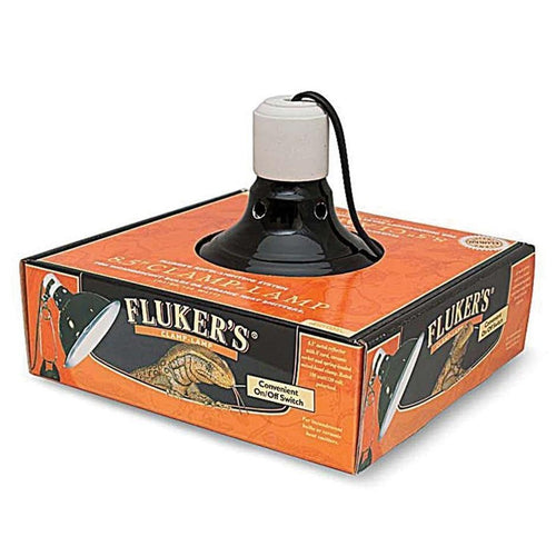 Fluker's Ceramic Clamp Lamp with Switch (5.5 INCH)