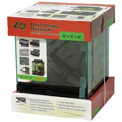 Zilla Front Opening Terrarium (12X12X15 IN)