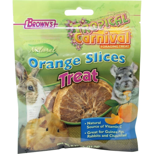 TROPICAL CARNIVAL NATURAL ORANGE SLICES SA TREAT