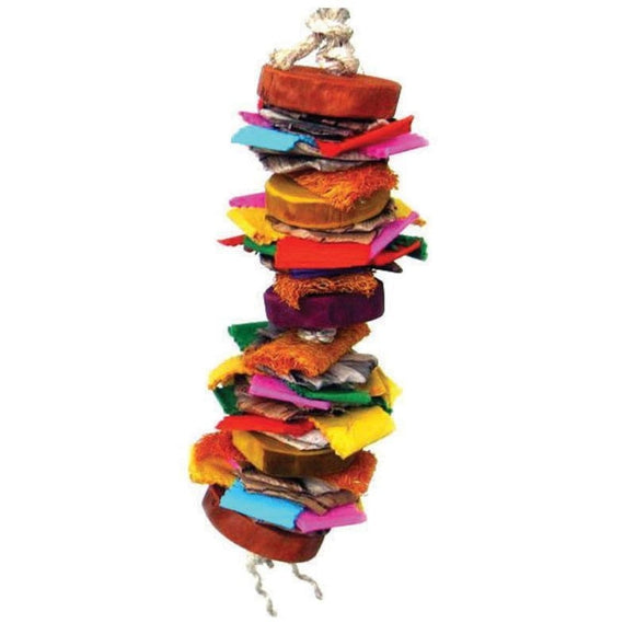 JAVA WOOD COLOR SPLASH BIRD TOY