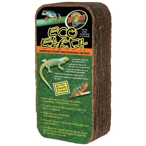 ECO EARTH COMPRESSED COCONUT FIBER SUBSTRATE (7-8 L - 3 PK)