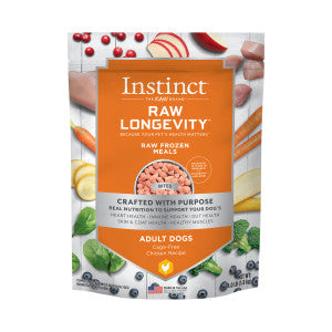 Nature's Variety Instinct Raw Longevity Adult Frozen Chicken Bites Dog Food