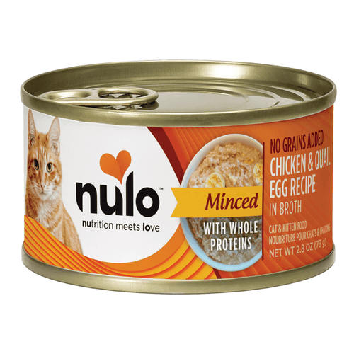 Nulo Cat & Kitten Minced Chicken with Whole Quail Egg Recipe (2.8 oz)